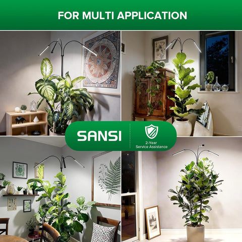 SANSI grow lights two-year service and support