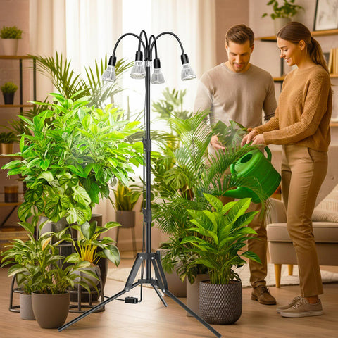 SANSI high PPFD performance accelerates growth for indoor crops and houseplants.