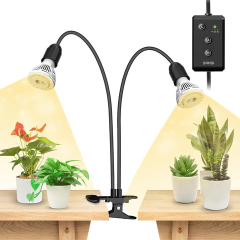 SANSI LED Grow Light full-spectrum panel lighting healthy indoor plants