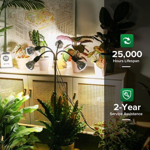 SANSI long-life bulbs last up to 25,000 hours for durable operation.