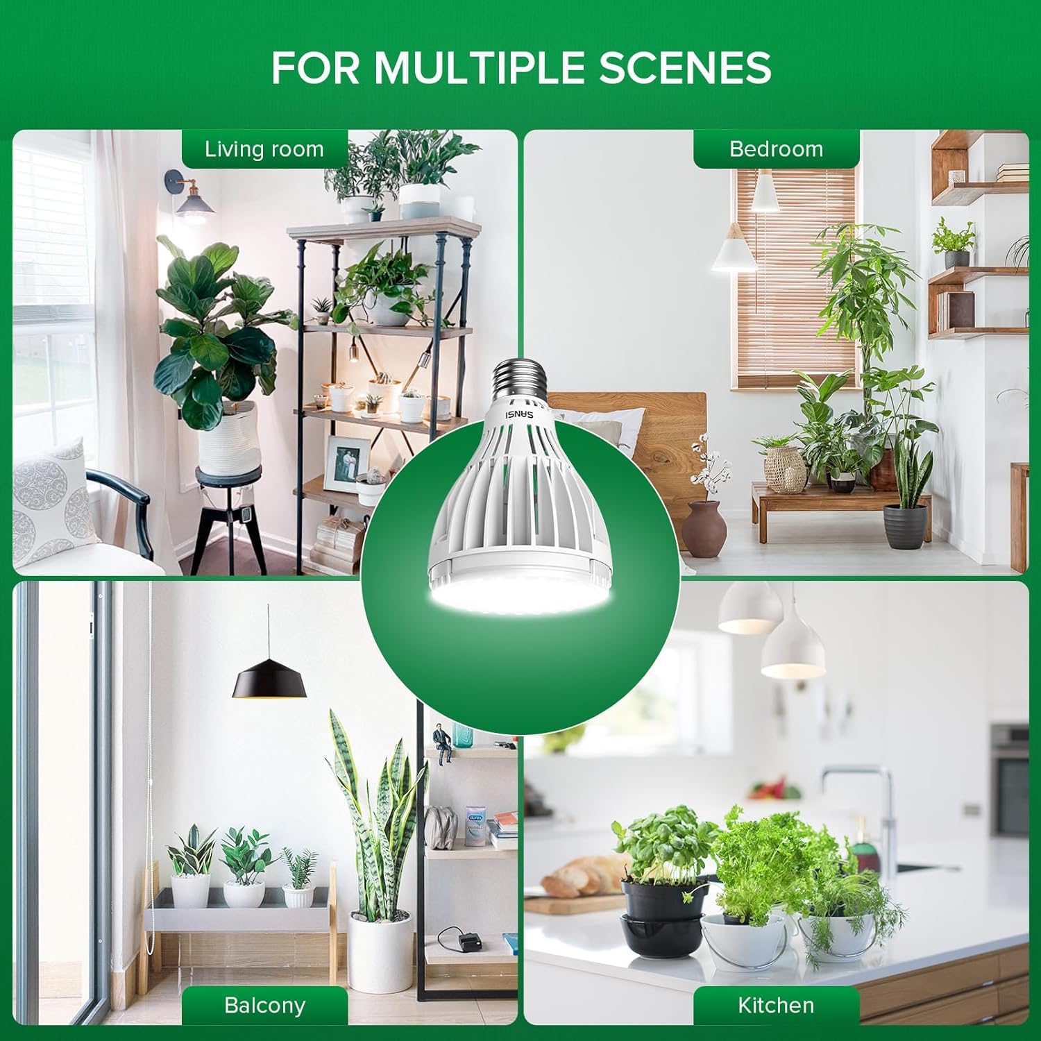 SANSI PAR25 30W 660nm focus supports flowering and fruiting phases
