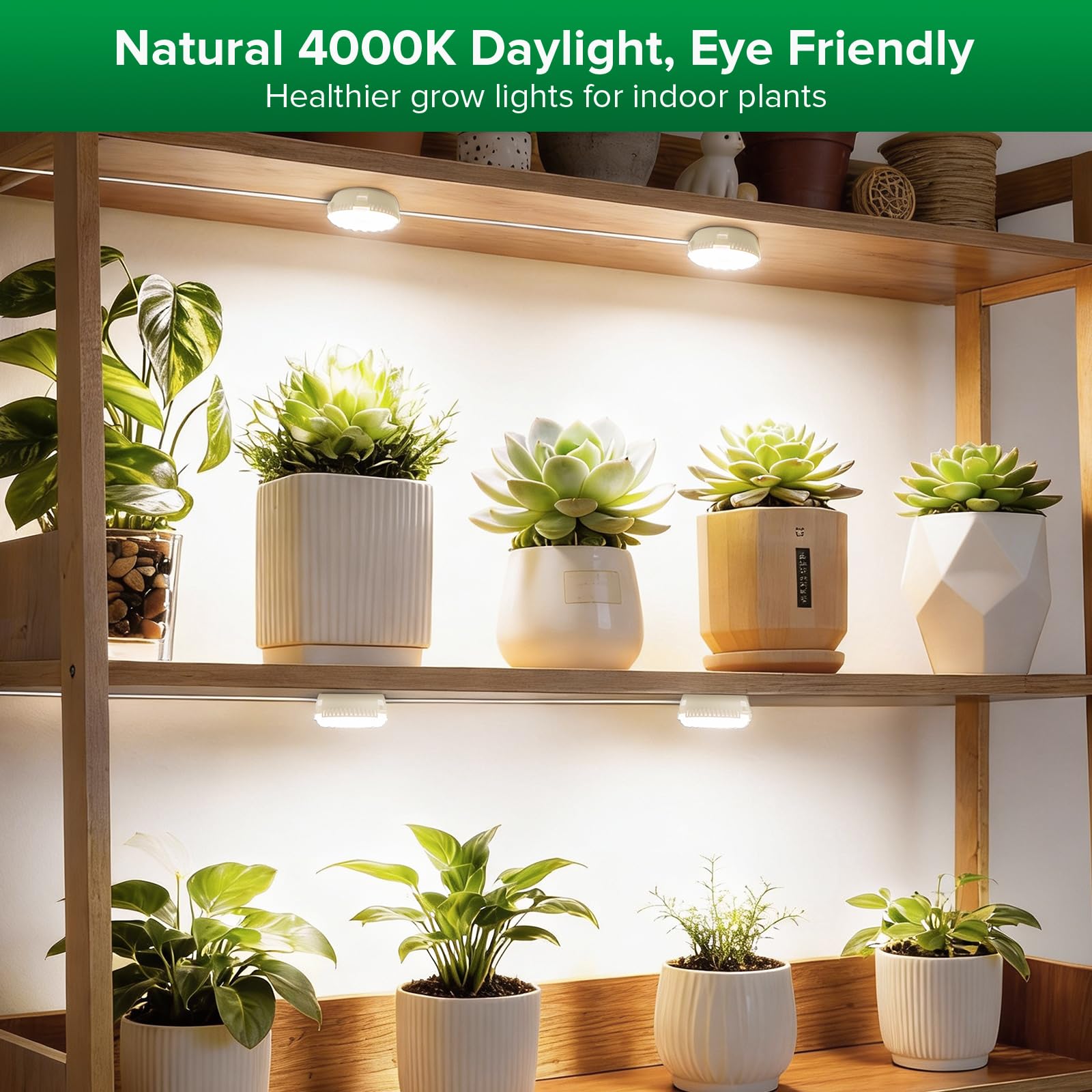SANSI puck grow light auto timer offers convenient scheduling