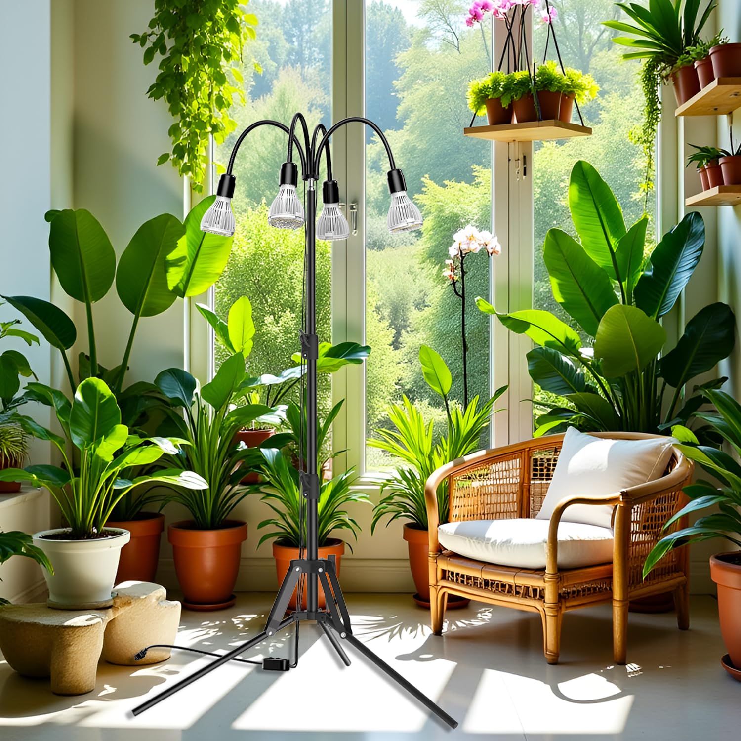 SANSI secondary optical design delivers even, high-quality light across the canopy.