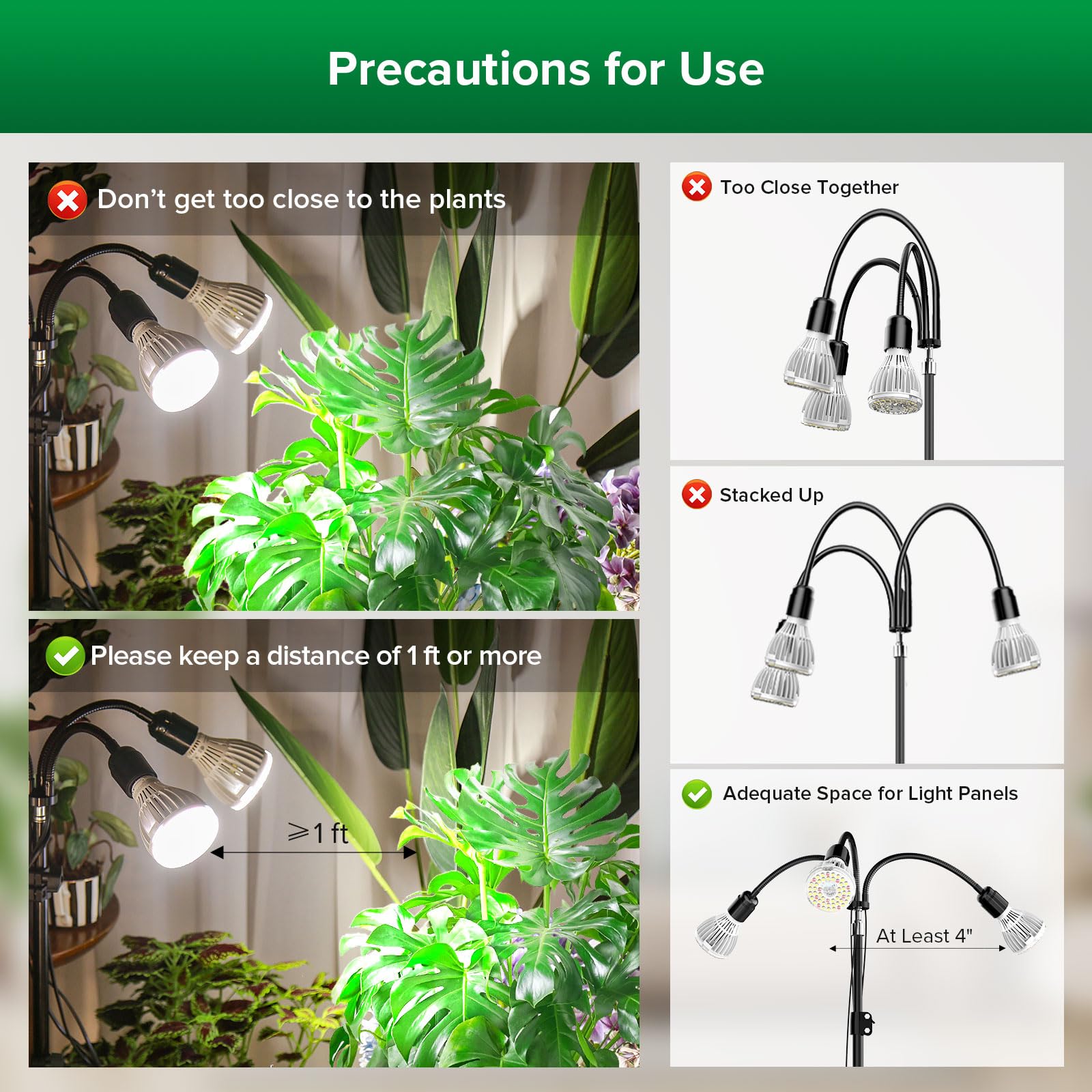 SANSI upgraded 90W grow light full-spectrum 660nm supports flowering potential