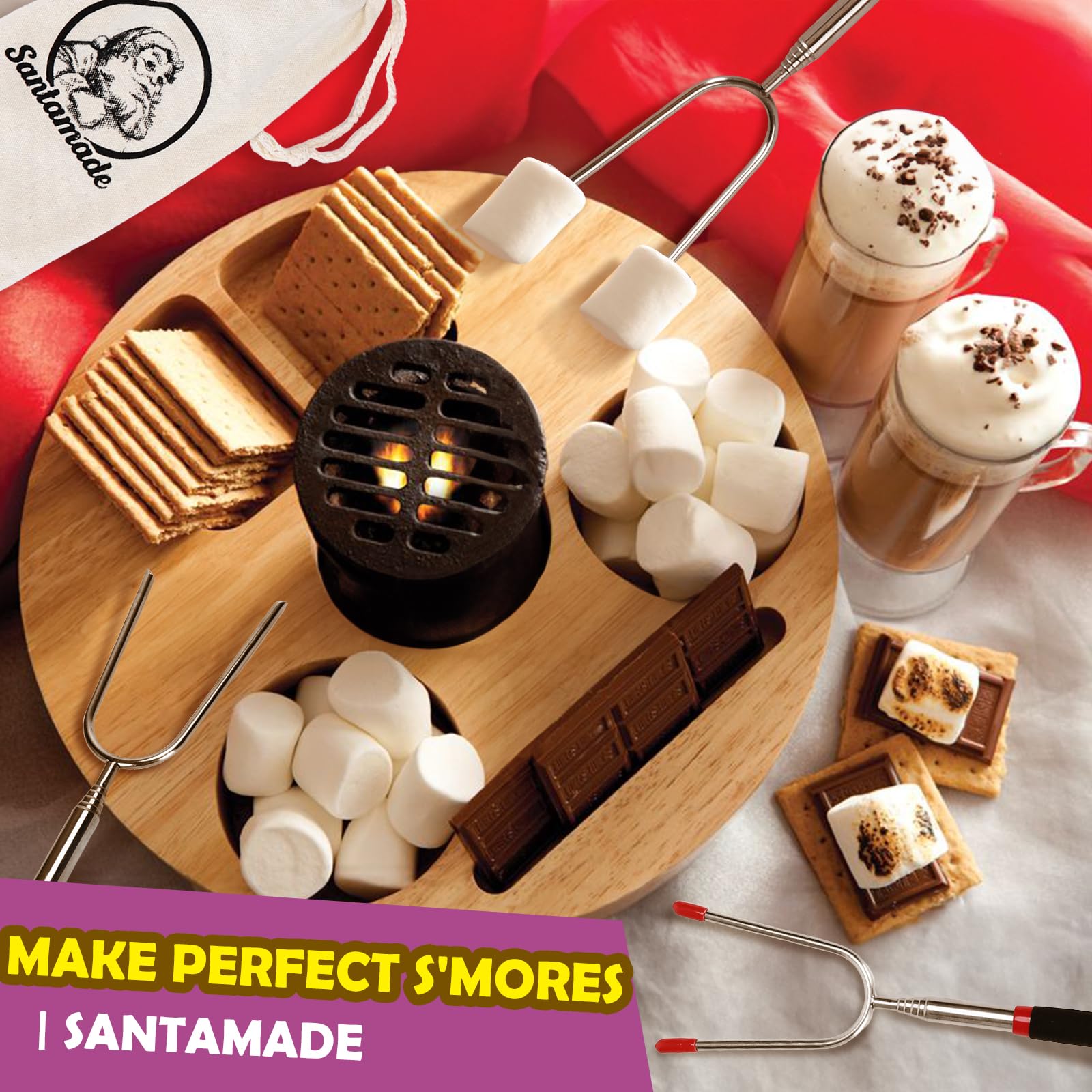 SANTAMADE versatile camping gift idea for family bonfires and parties