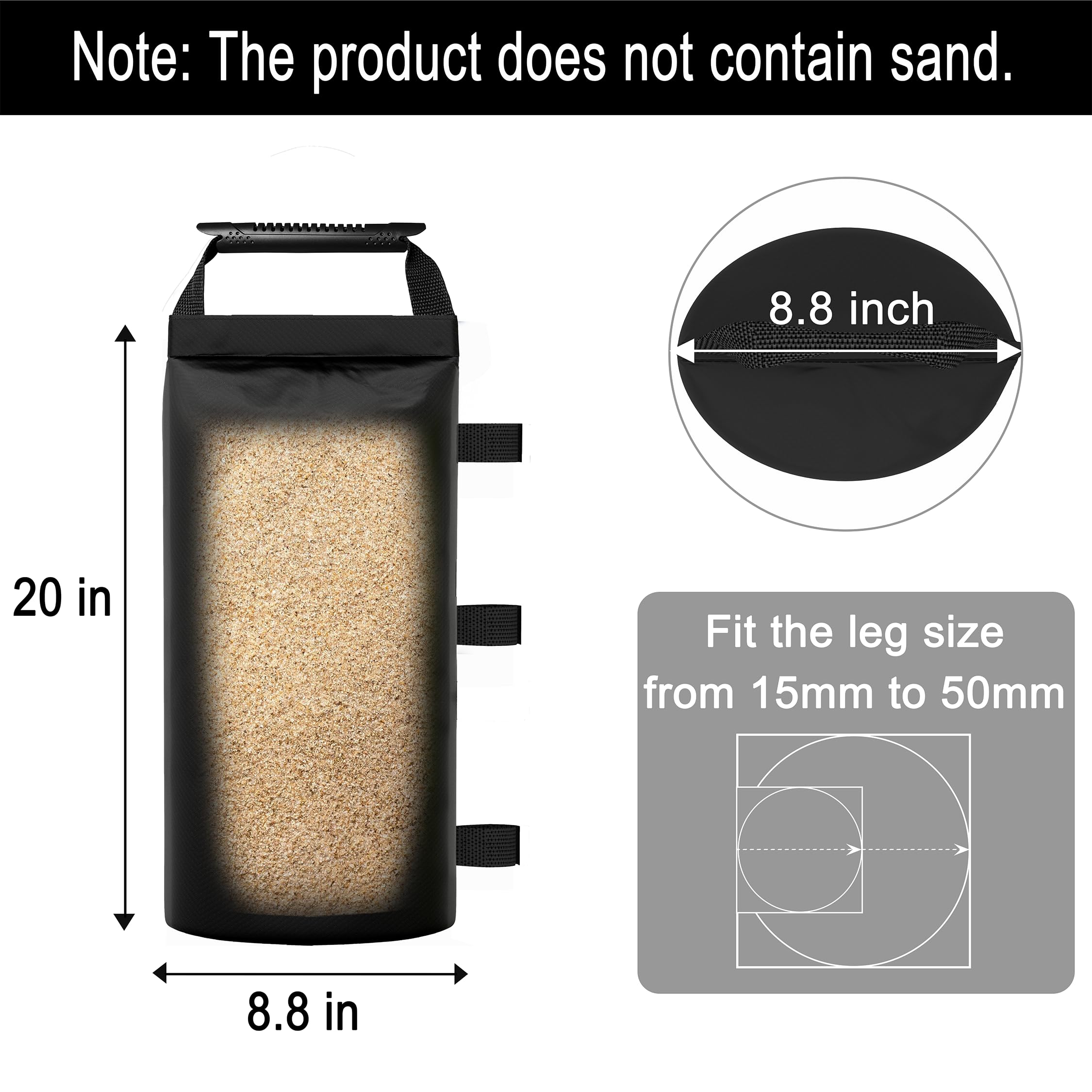 SANUMY leak-proof Oxford cloth resists sand leakage.