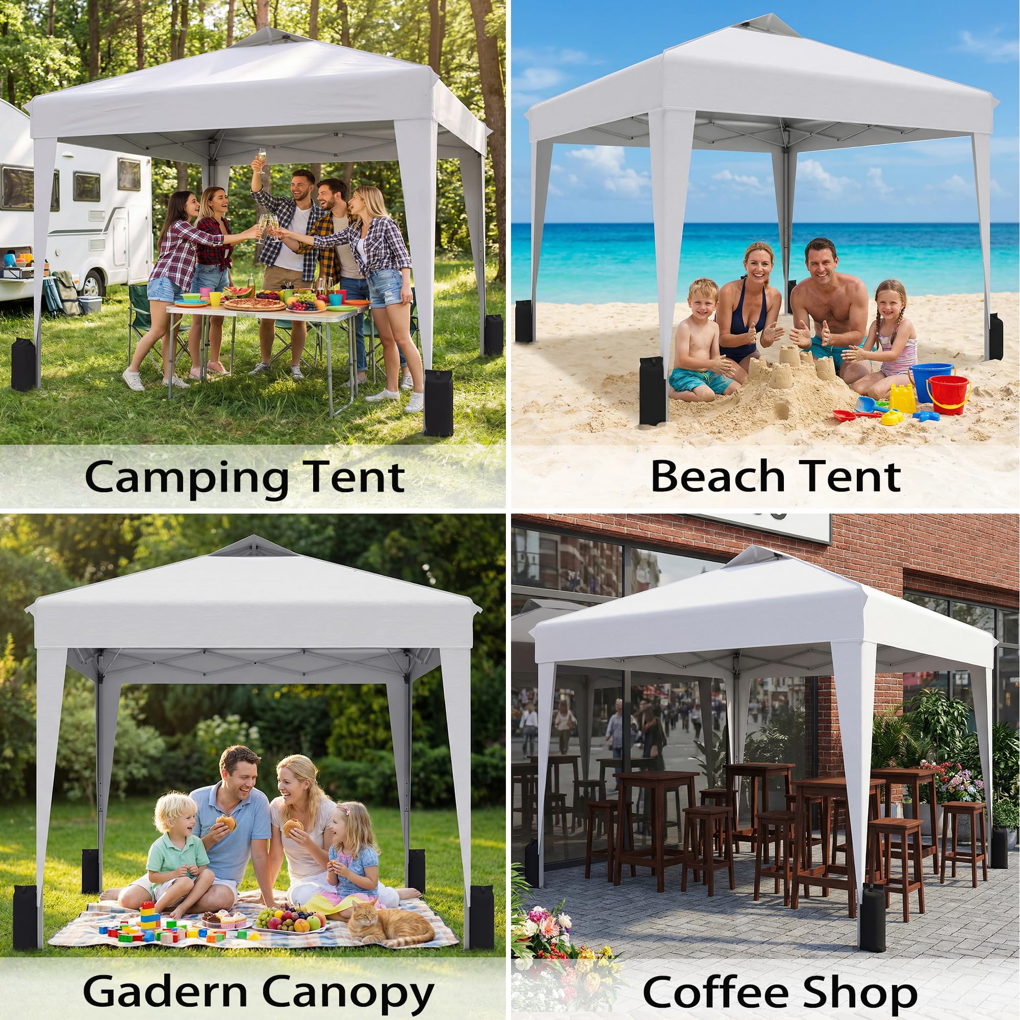 SANWAY 100 sq ft of shade fits up to ten people