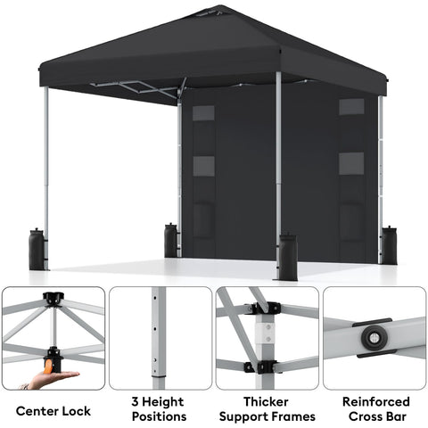 SANWAY canopy with carry bag showing easy transport to campsites and beaches