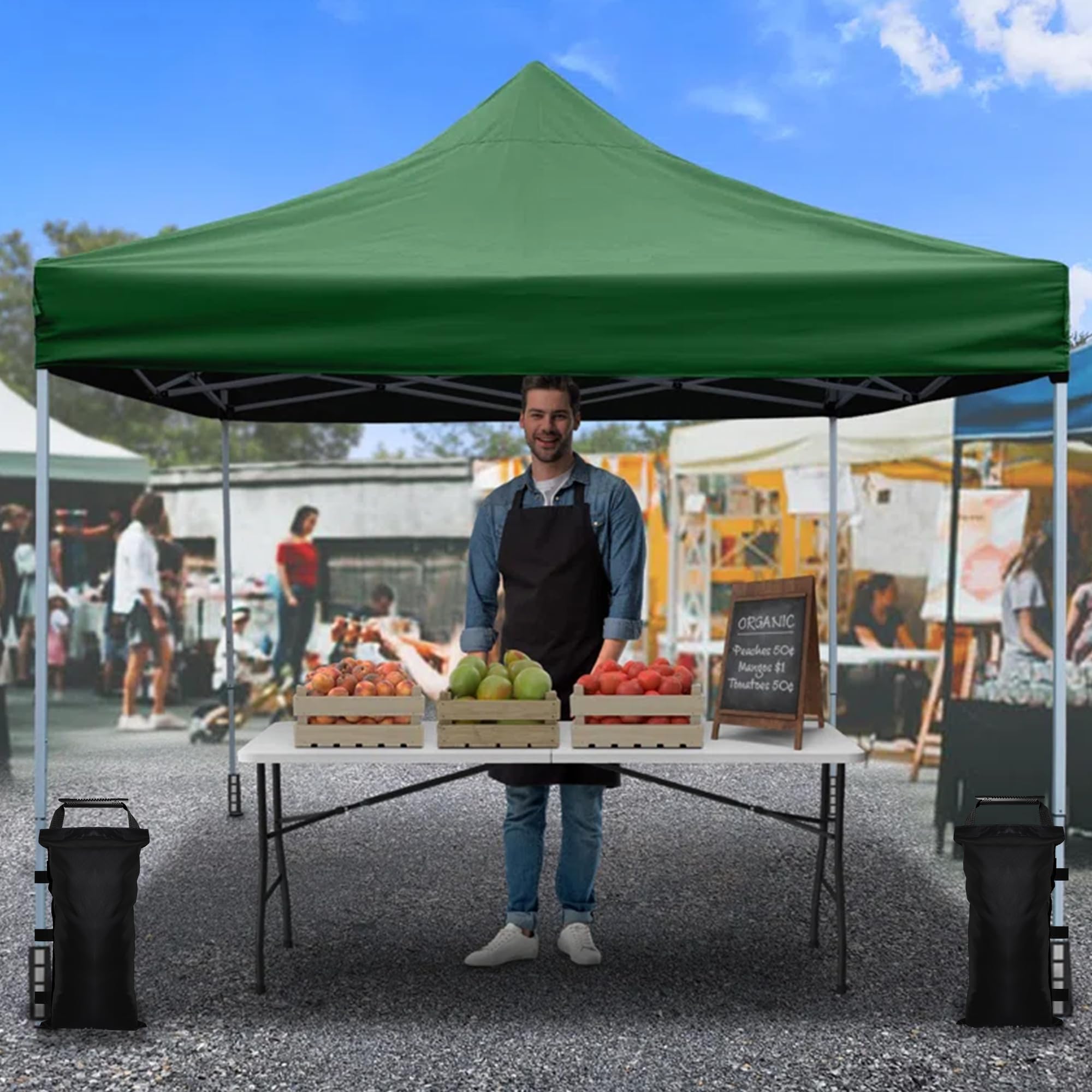 SANWAY compact pack for easy storage between events.