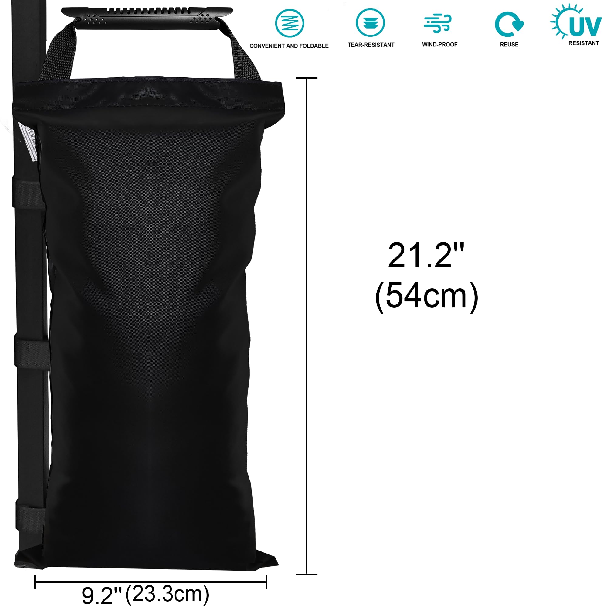 SANWAY four-pack bags show durable 800D fabric for long-lasting use.