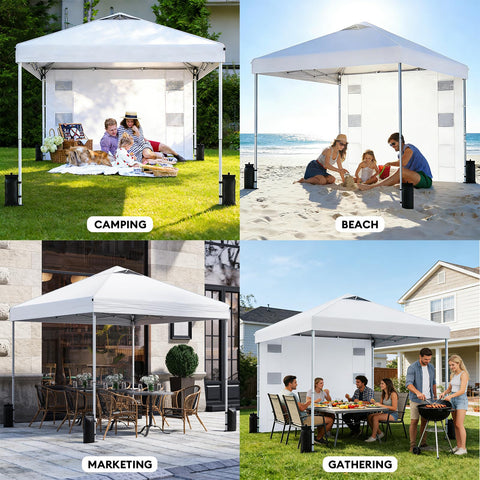 SANWAY wind ropes and sandbags attachments add stability on breezy days