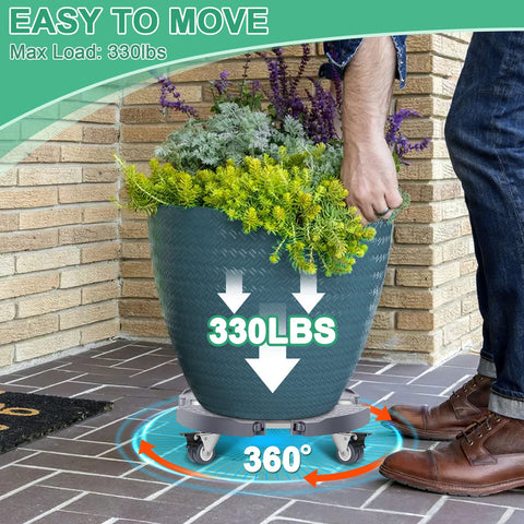 Sanyi caddy with brakes provides stable, controlled mobility