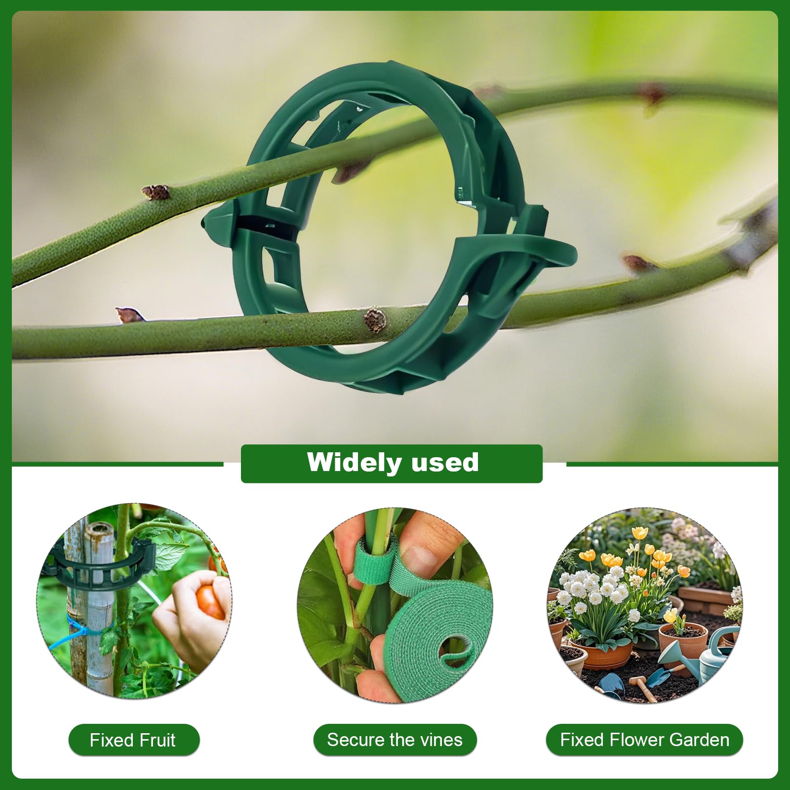 sanzkjic clips and tape enable quick, safe attachment for climbing plants