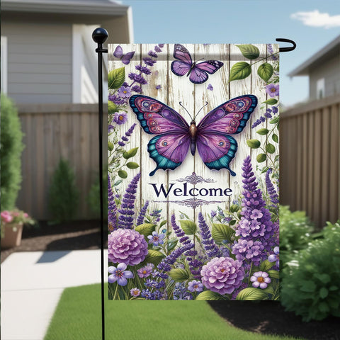 Saoplasa 12x18 garden flag stand-compatible for easy setup