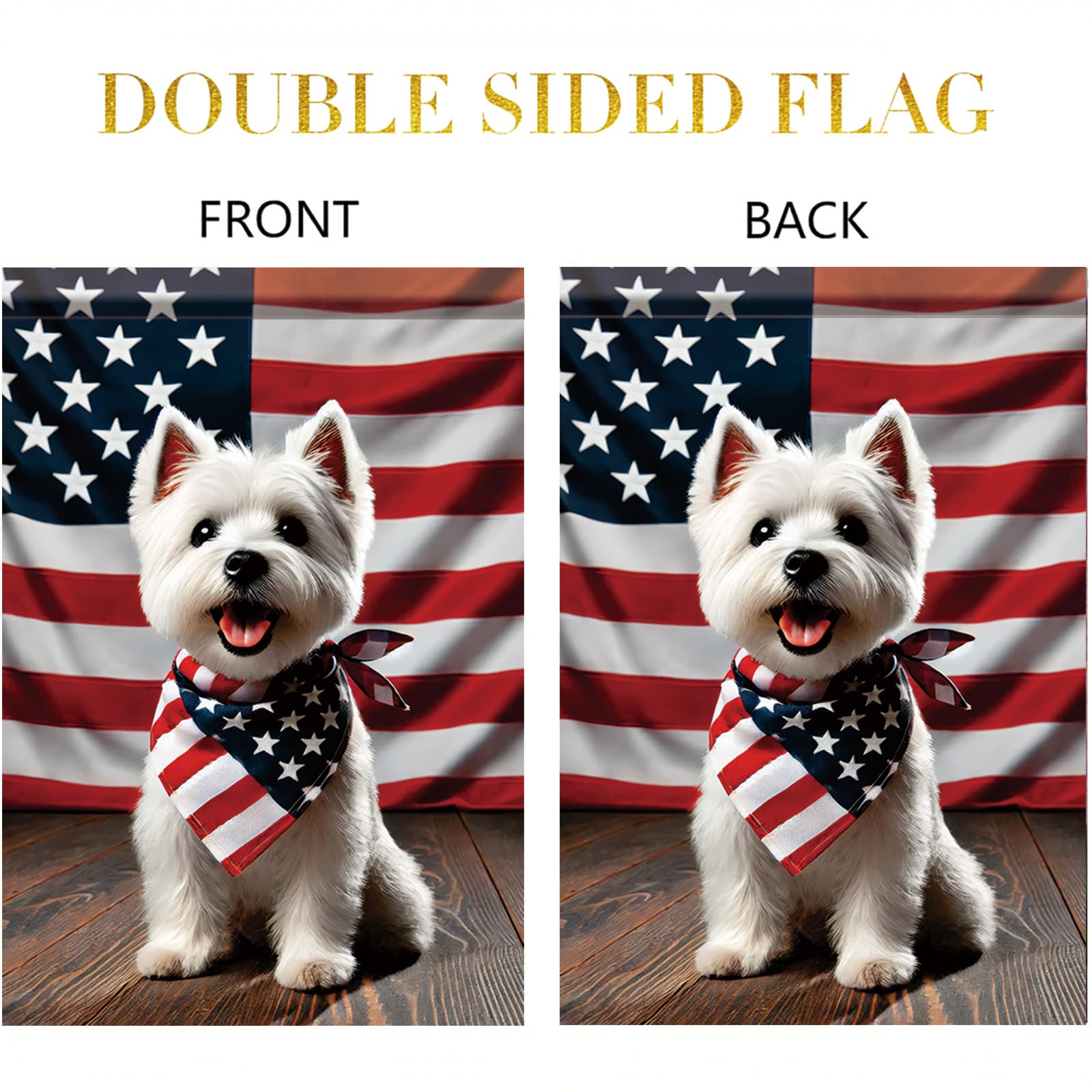 Saoplasa double-sided flag ensures full design visibility from any side.