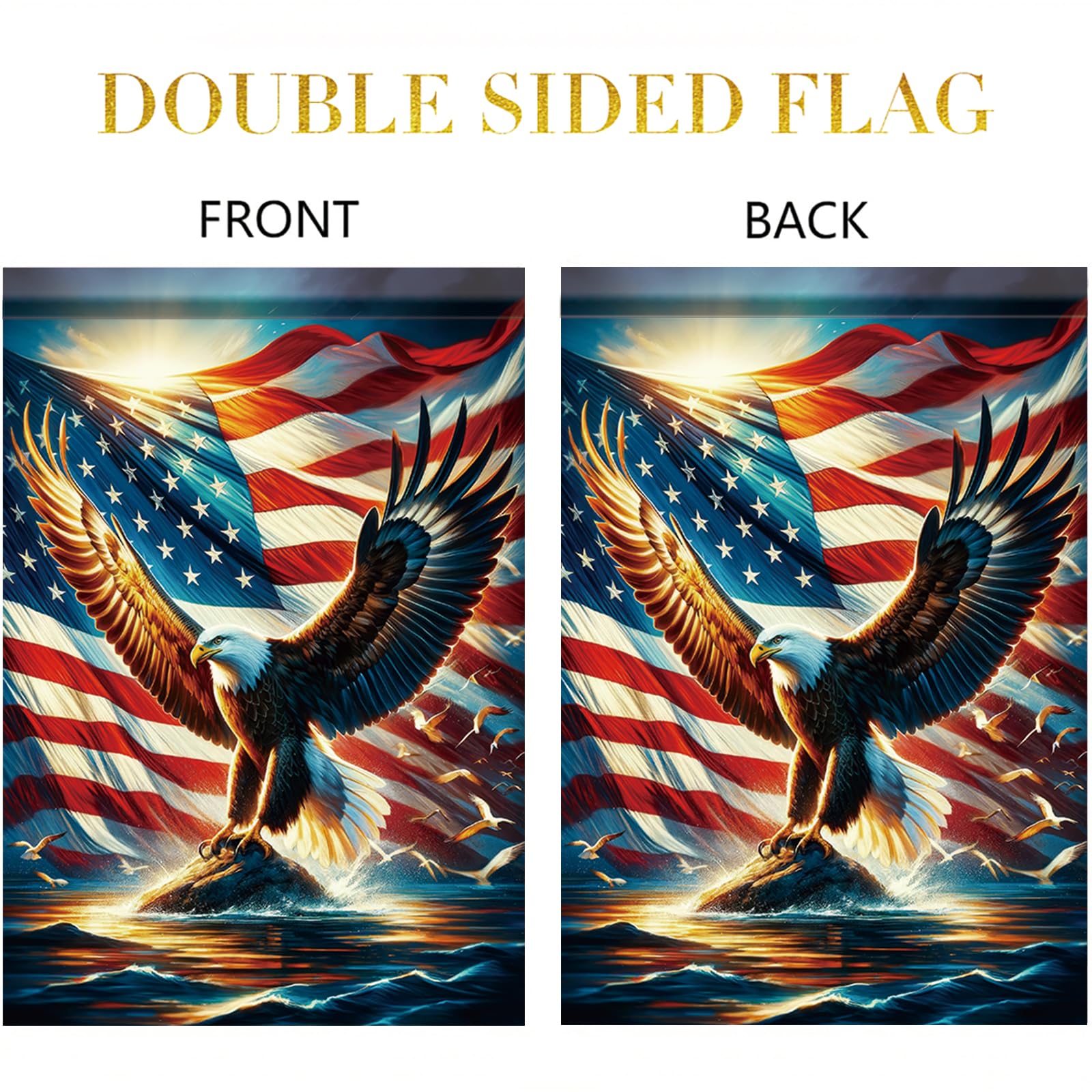 Saoplasa Flagpole ready patriotic banner for easy setup