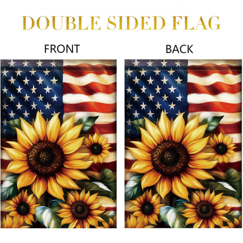 Saoplasa front-door flag suitable for indoor or outdoor patriotic decor.
