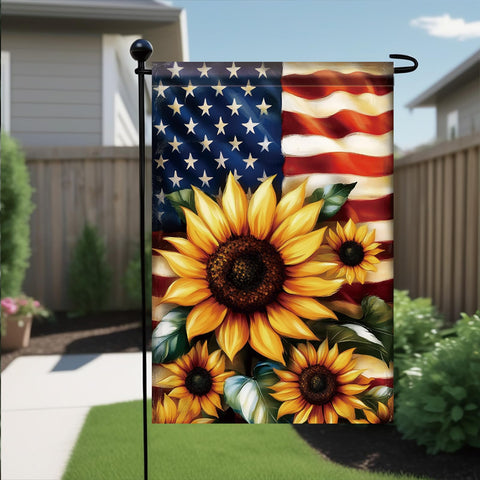 Saoplasa outdoor flag 12x18 fits yards, porches, and patios.