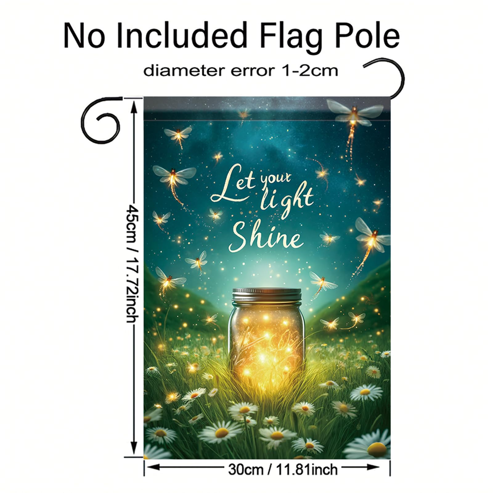 Saoplasa outdoor flag creates inviting focal point outdoors.