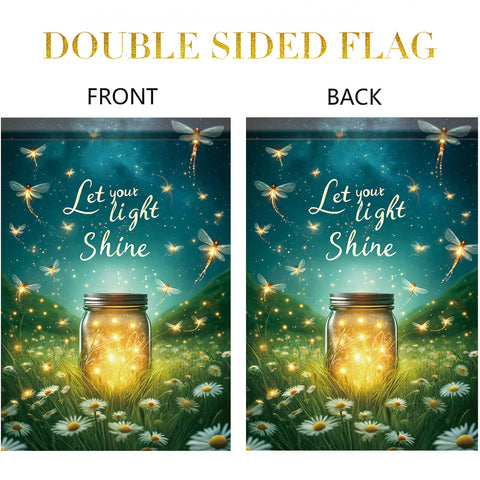 Saoplasa 12x18 flag banner adds seasonal charm.