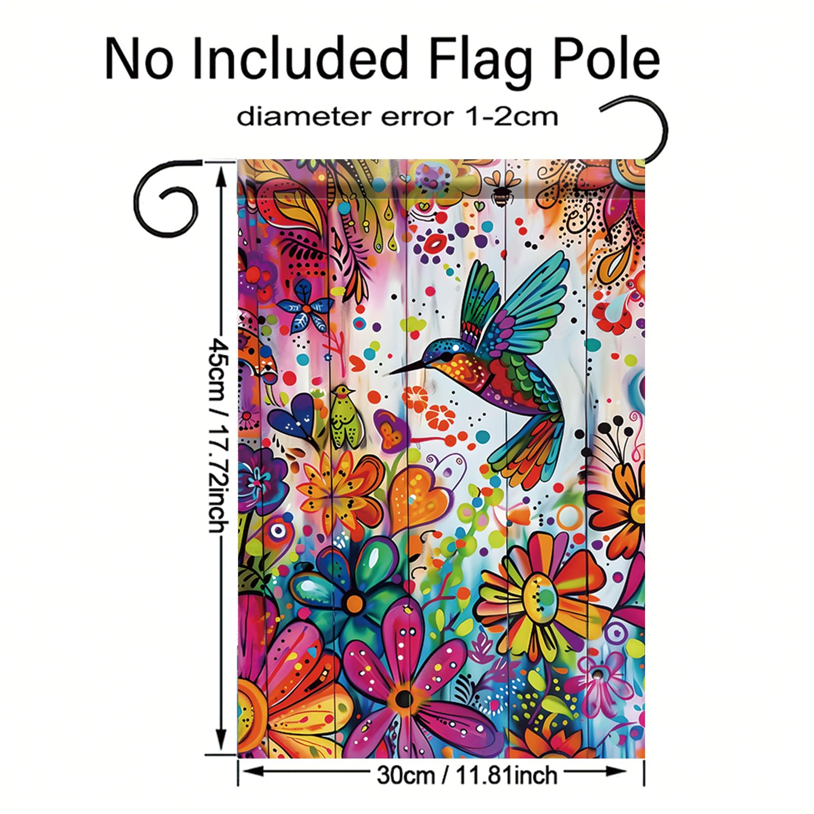 Saoplasa Starlit easy installation flag fits standard stands