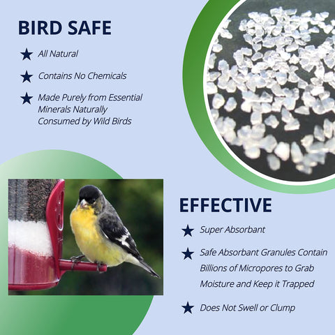Sapphire Labs Feeder Fresh demonstrates dry seed visuals ready for birds.