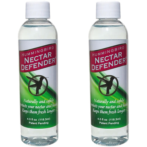 Sapphire Labs Nectar Defender bottle pour extends nectar freshness for feeders