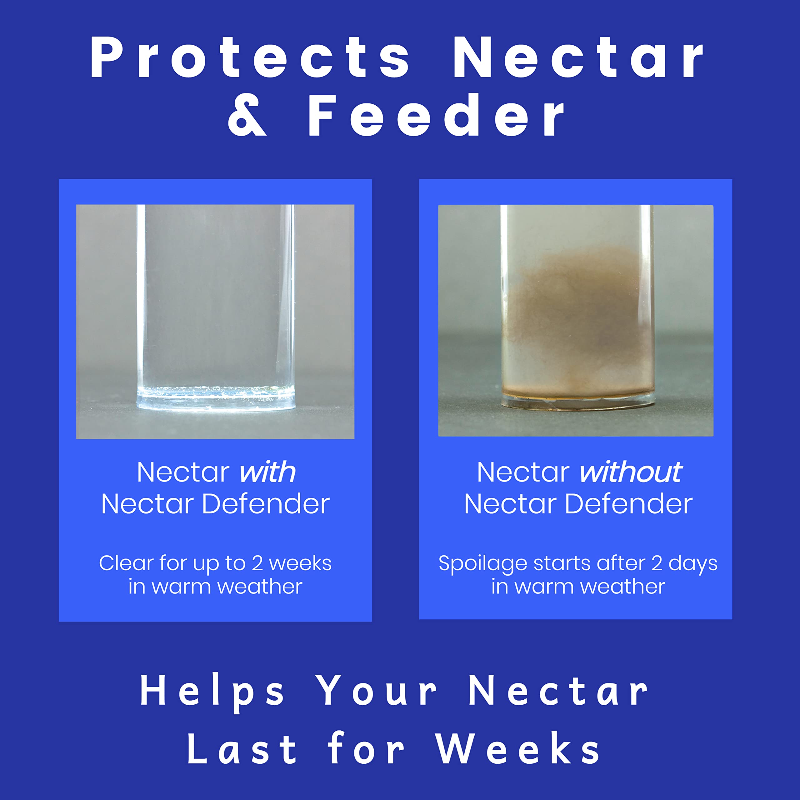 Sapphire Labs Nectar Defender nectar solution keeps nectar fresh in warm months