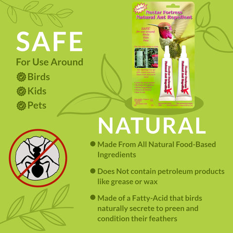 Sapphire Labs Nectar Fortress ant guard beehive protection keeps ants away from entrances.