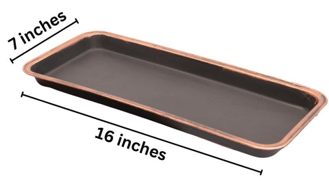 Sapphire USA planter base tray; rectangular saucer, enhances decks and patios with easy relocation.
