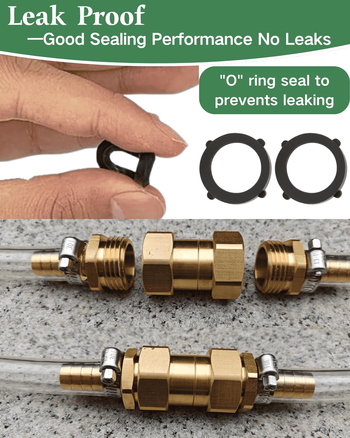 SARANICE all-weather adapter designed for outdoor watering and year-round use.