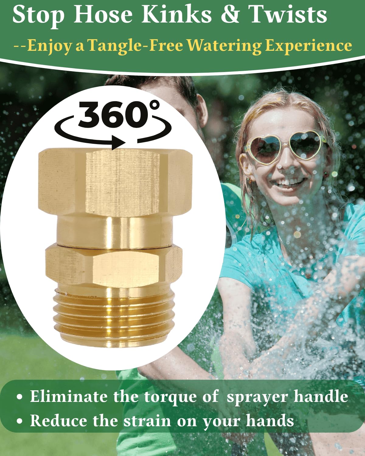 Saranice pressure washer gun swivel with O-ring seal prevents leaks during use.
