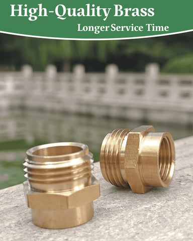 Saranice two-pack brass fittings ready for quick garden upgrades