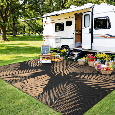 Sarben outdoor rug showing UV-resistant, fade-free durability