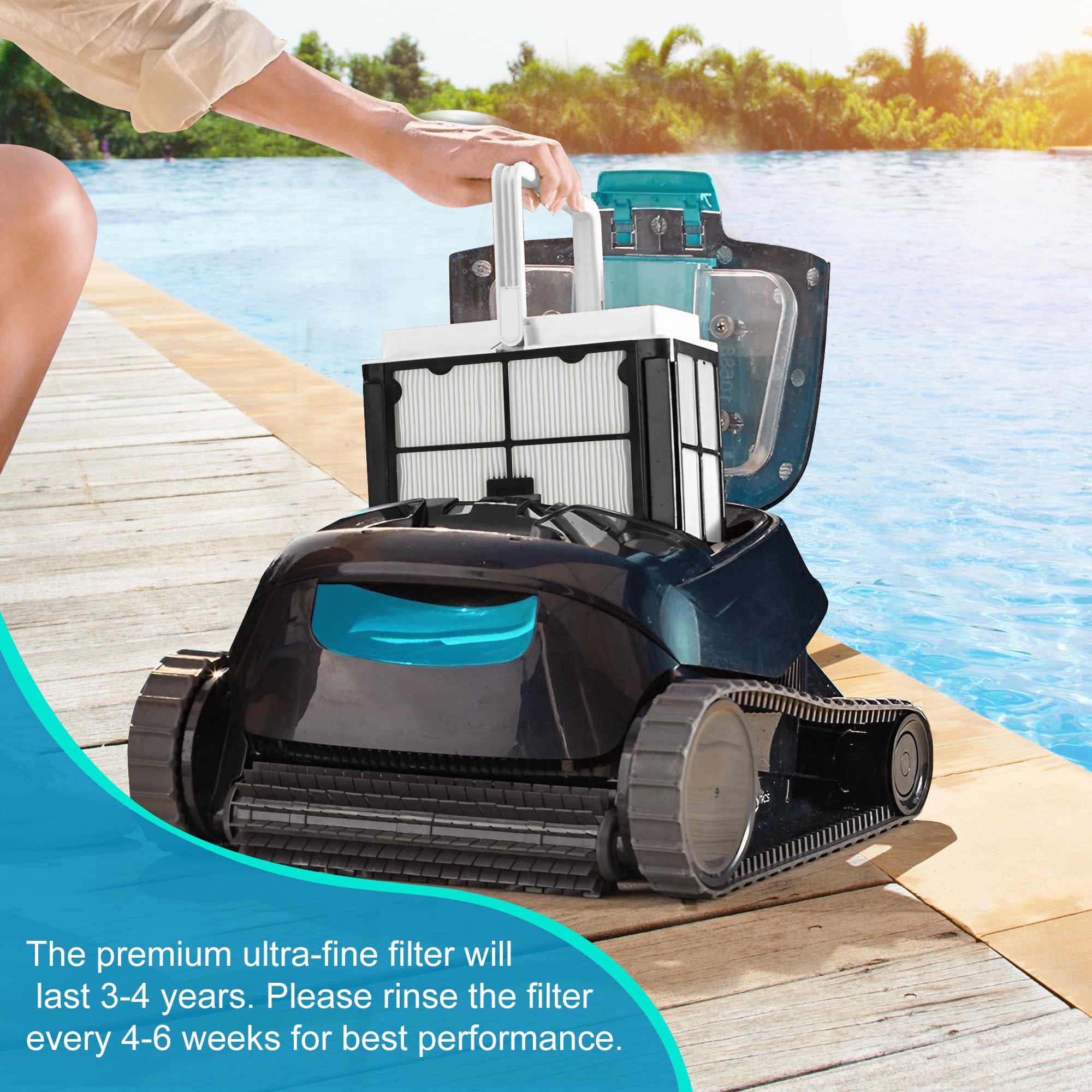Saree 9991460 ultra-fine filter basket for Explorer E20 traps tiny particles.