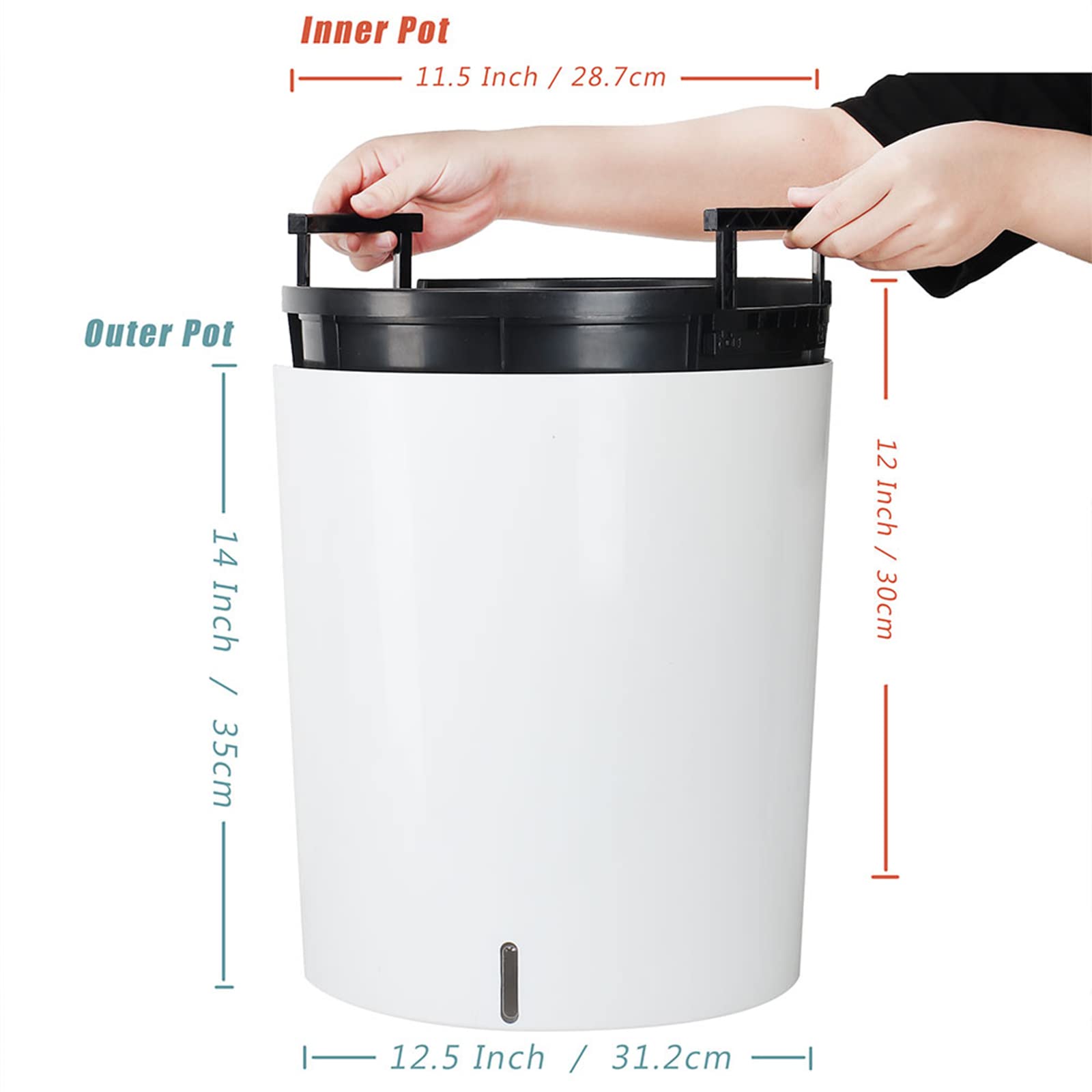 SAROSORA bottom water storage helps manage moisture in the root zone