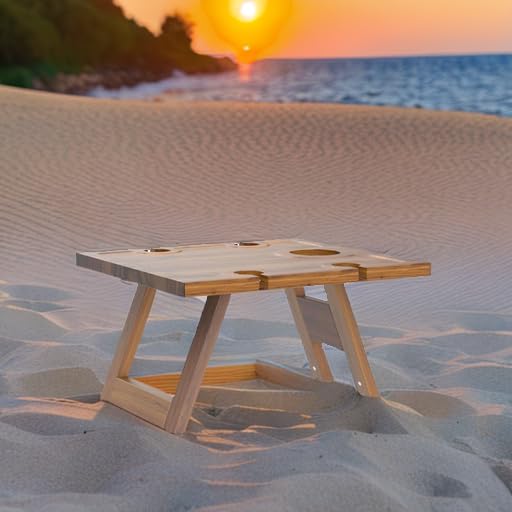 SASIDO boho-style table adds elegance to picnics and porch gatherings.