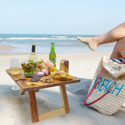 SASIDO foldable picnic table simplifies travel with a compact, no-assembly setup.