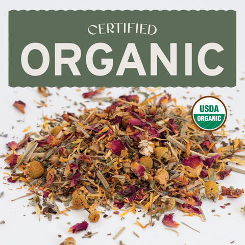 Sassafras & Pumpernickel lemon balm adds citrusy freshness to nest boxes.