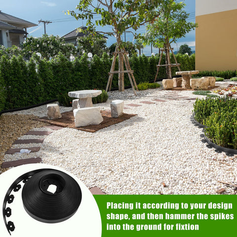 Sasylvia border system for lawns, paths, and flower beds