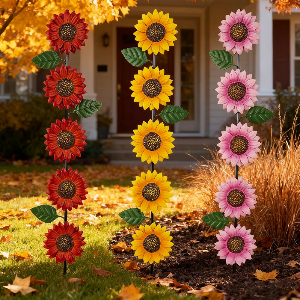 SATHGA garden stakes set of three for three-pack display