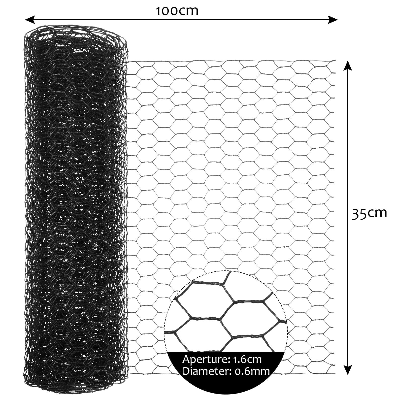 SATINIOR galvanized hex mesh wire net with durable finish