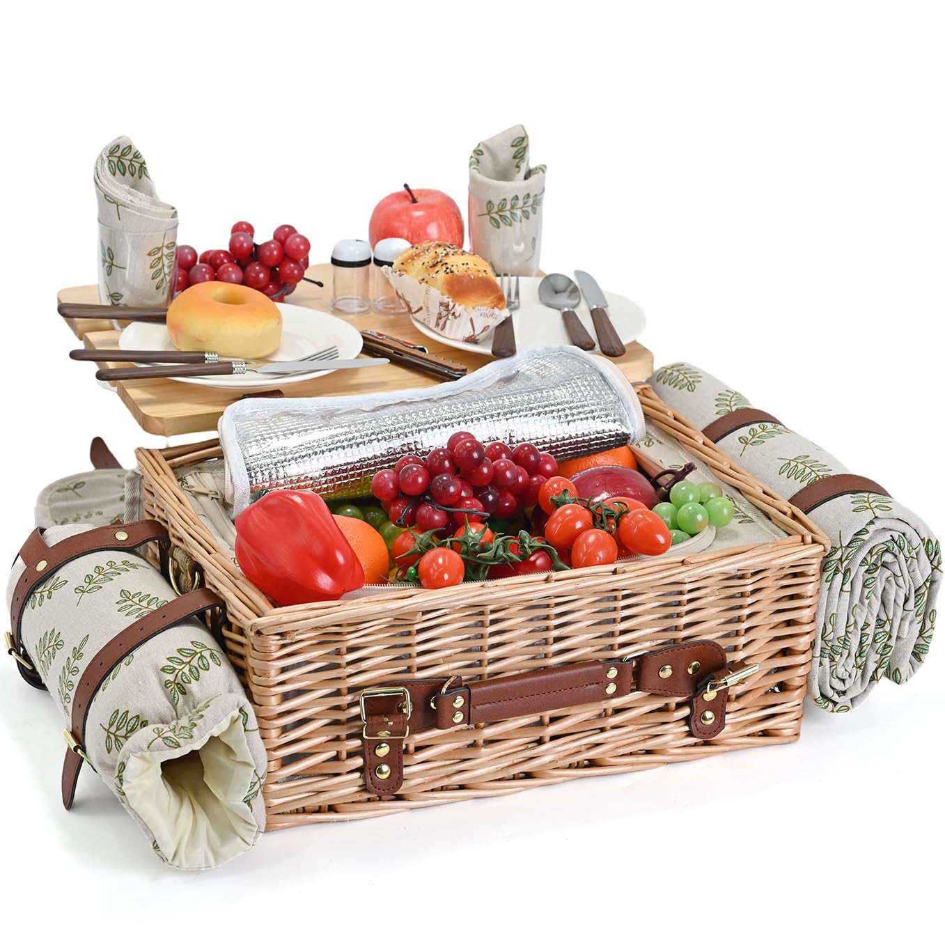 SatisInside romantic gift basket ideal for weddings, Valentines Day, or anniversaries.