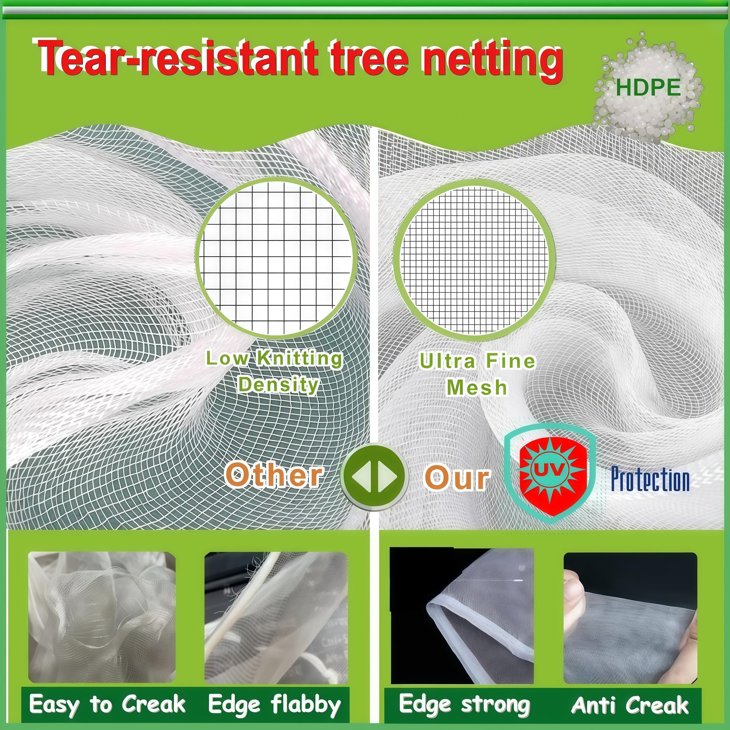 SATOCVAY UV-resistant mesh stands up to sun and rain during protection.