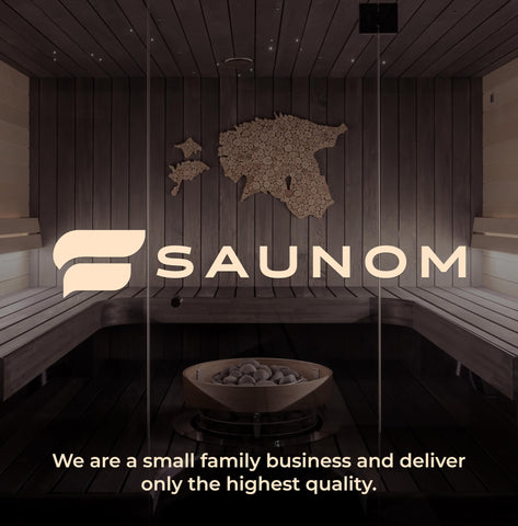 SAUNOM care instructions help maintain natural wool for everyday sauna use.