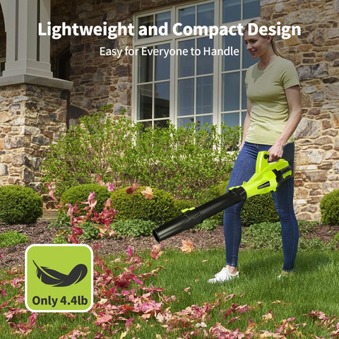 SAUROCK motor delivers 23,200 RPM for strong airflow on leaves
