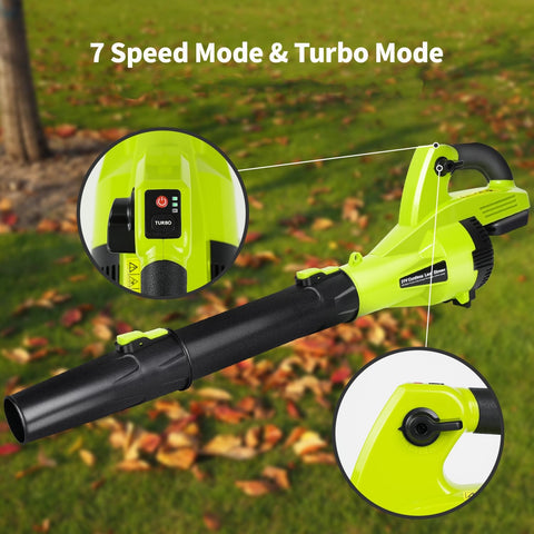 SAUROCK seven speeds plus Turbo for versatile yard control
