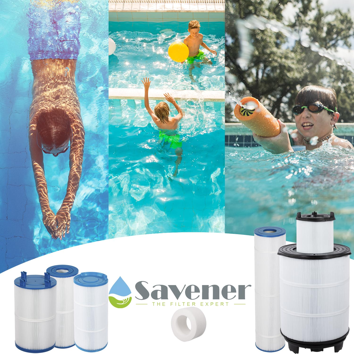 Savener S7M120 not designed for backwashing to avoid damage