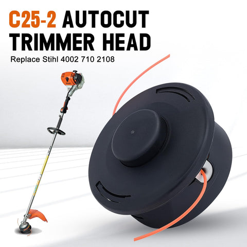 Savior 25-2 trimmer head with 10mm bolt for secure mounting