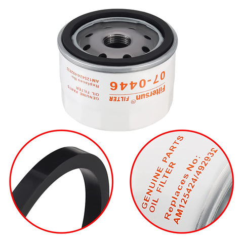 Savior 492932S oil filter side profile features compact design.